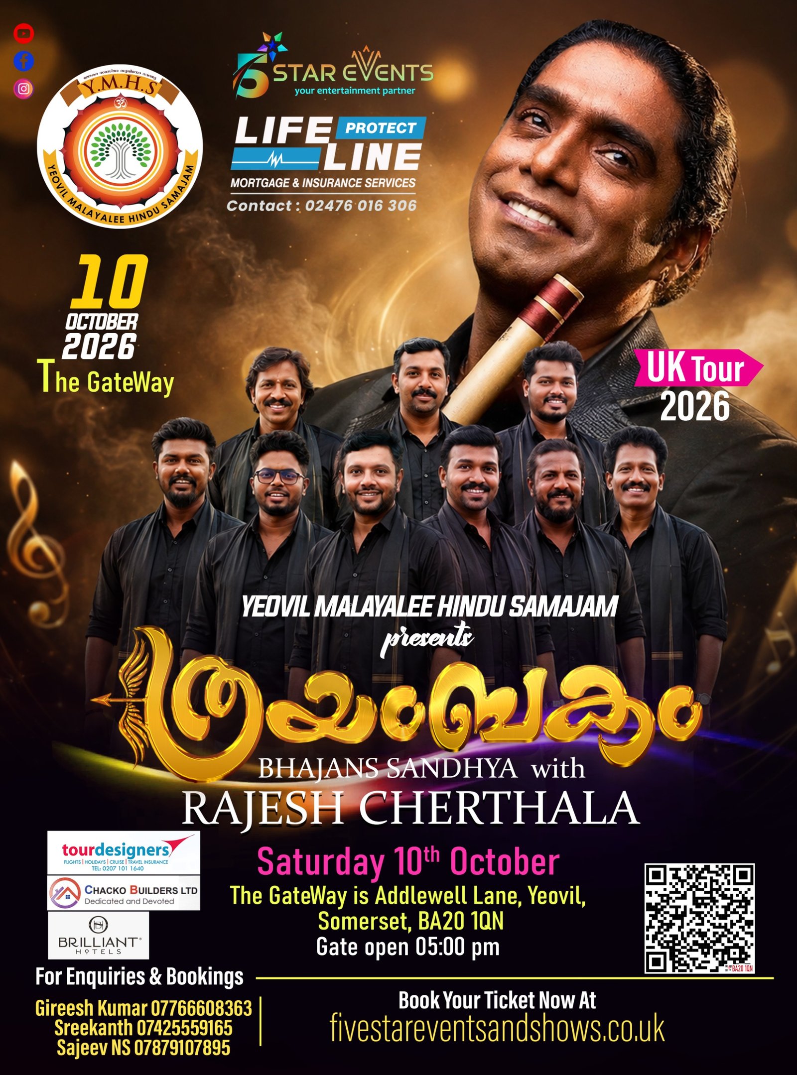 Thrayambakam Bhajans - Yeovil poster